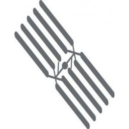 Pasador de bisagra negro