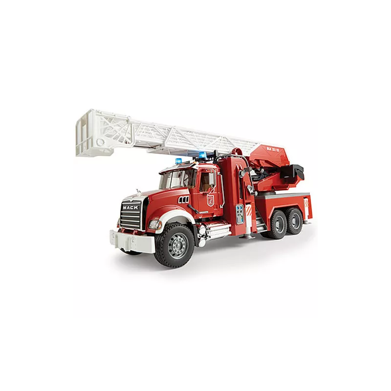 Camion Bomberos MACK con escalera y deposito de agua - escala 1:16