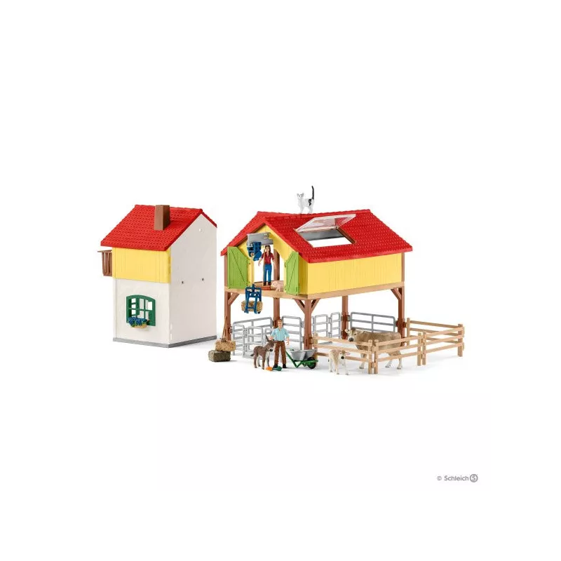 Granja establo animales