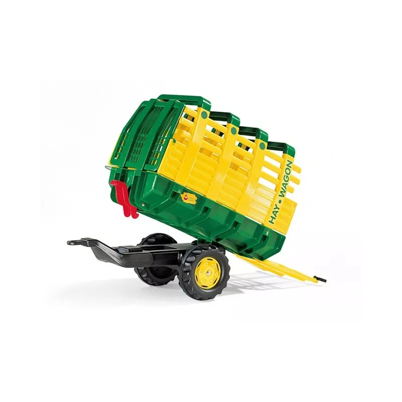 Remolque basculante Verde para tractor a pedales