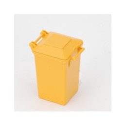 Cubo basura amarillo