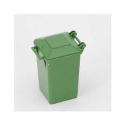 Cubo basura verde