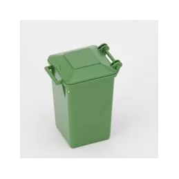 Cubo basura verde