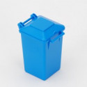 Cubo basura azul