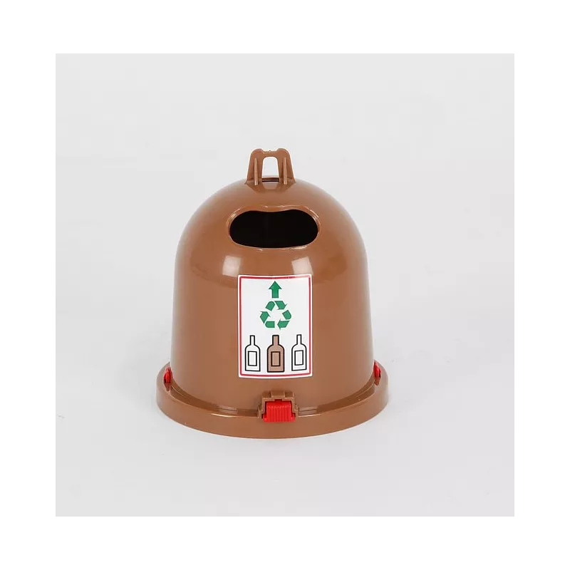 Contenedor vidrio marrón