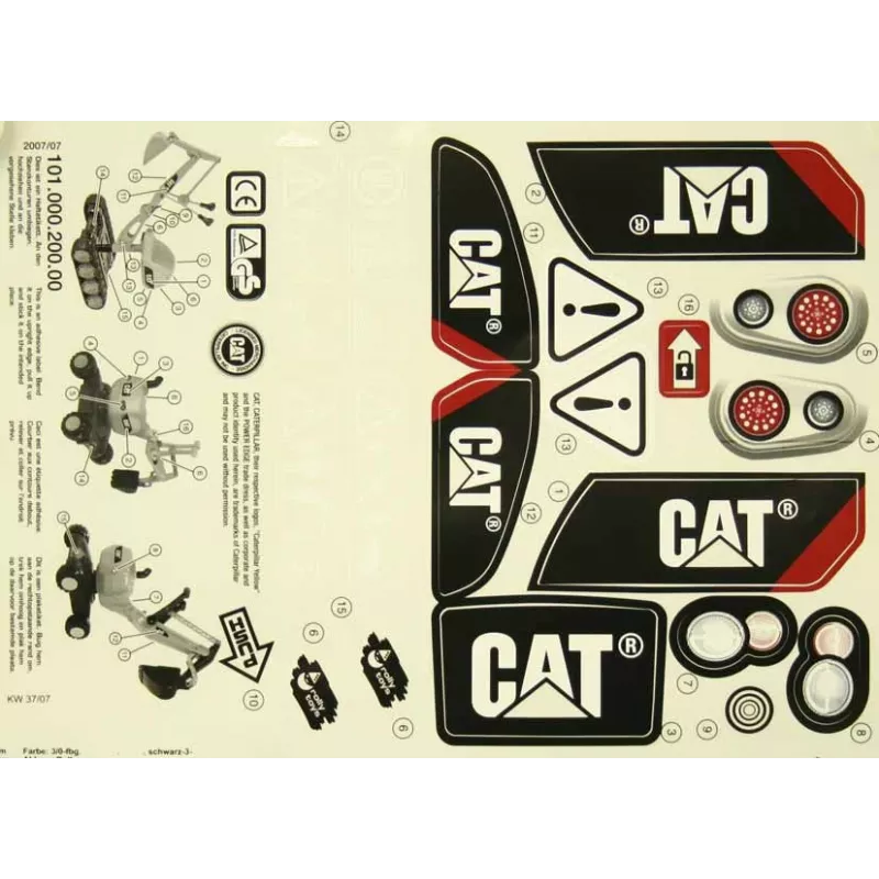 Pegatina CAT RollyDigger