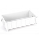 Contenedor roll-off blanco
