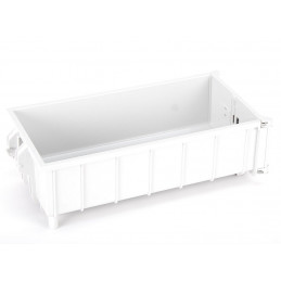 Contenedor roll-off blanco
