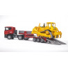 Camion Scania con Bulldozer Caterpillar - Escala 1:16
