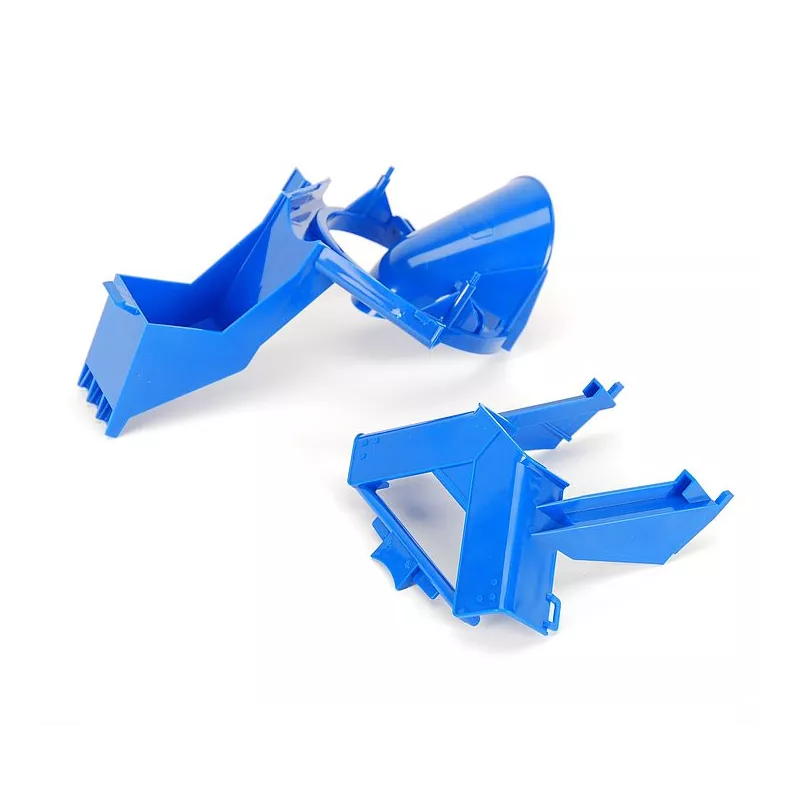 Tolva hormigón, azul