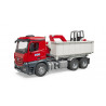 MB Arocs LKW con container+Schaeff HR16 Miniexcavadora
