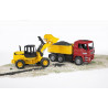 Camion Man TGA con excavadora FR 130 - escala 1:16