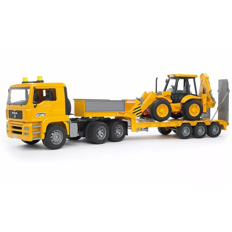 Camion Man TGA con Mixta JCB 4CX - escala 1:16