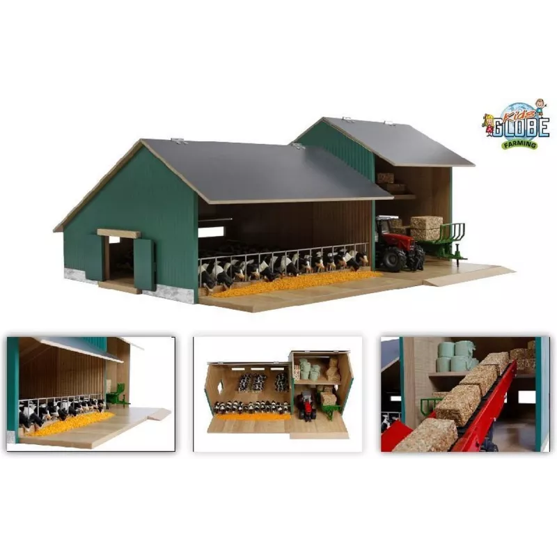 Establo con cobertizo