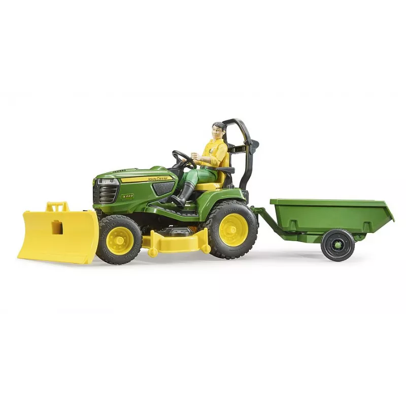 Cortacésped John Deere remolque y jardinero