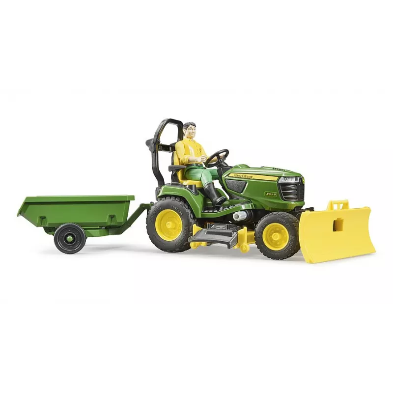 Cortacésped John Deere remolque y jardinero