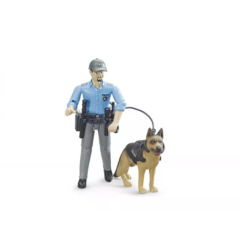 policía con perro