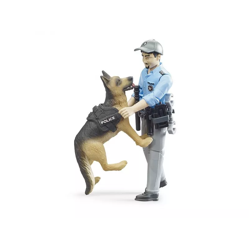 policía con perro