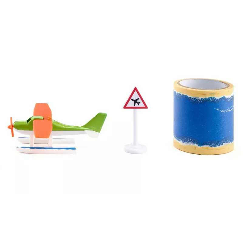 Hidroavión con cinta