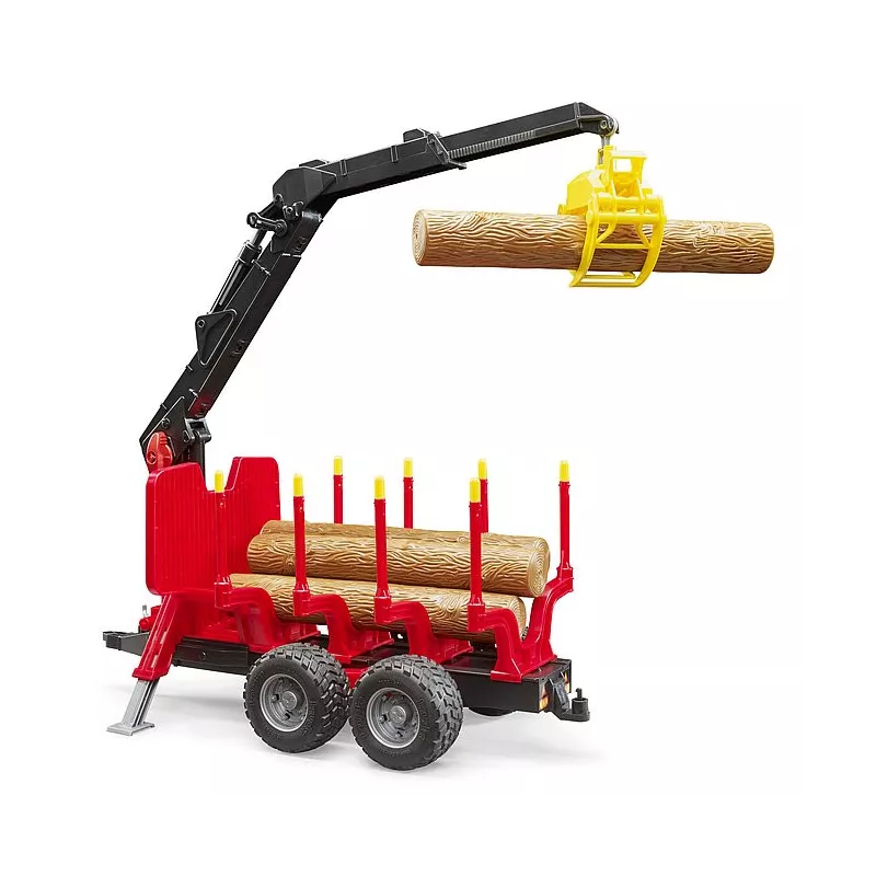 Remolque con grua Forestal - Escala 1:16