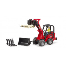 Schäffer Compact loader 2034 con figura y accesorios