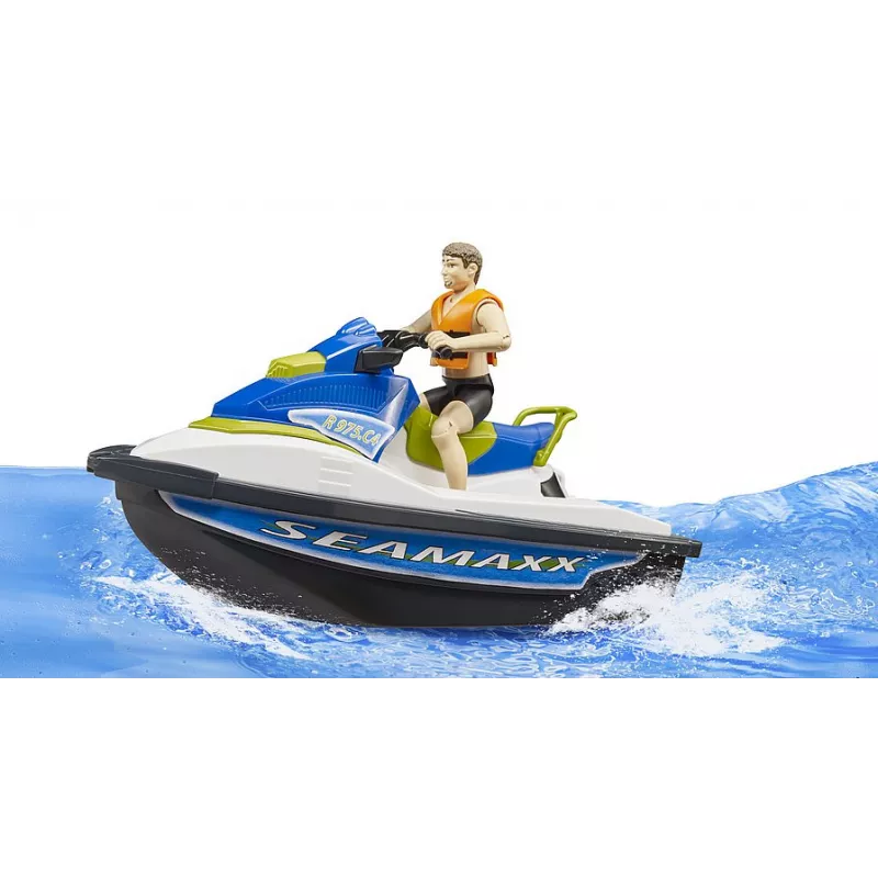 Moto acuática con conductor
