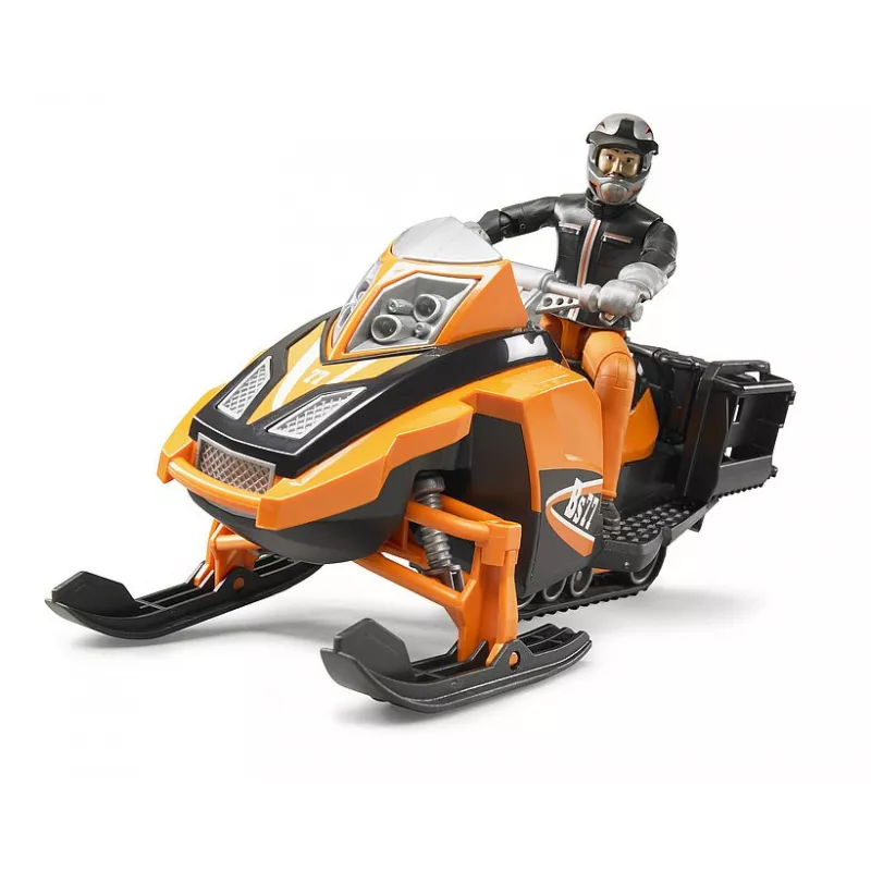 Snowmobil con conductor - escala 1:16