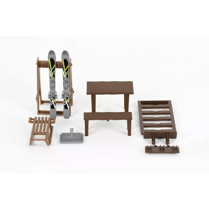 Equipo refugio de montaña