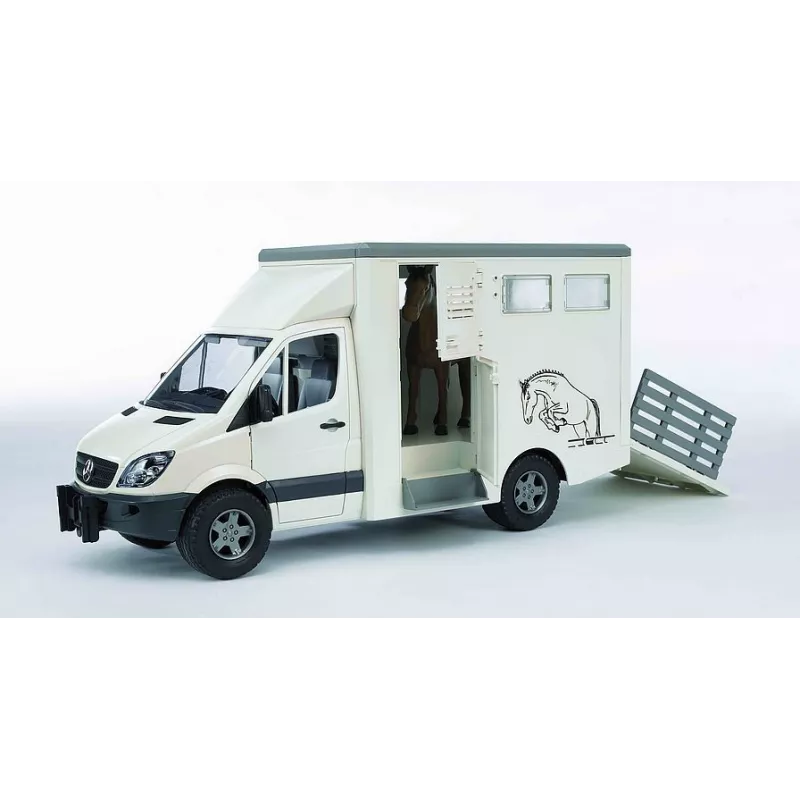 Coche MB para transporte caballo incluye un caballo - Escala 1:16