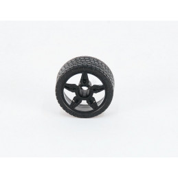Rueda de repuesto negro