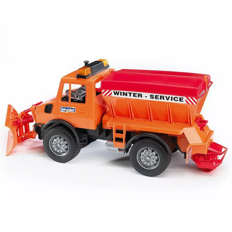Camion Unimog MB con quitanieves - escala 1:16