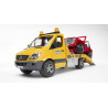 Camion Mercedes Benz Sprinter grua con todoterreno - Escala 1:16