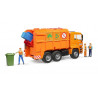 MAN TGA camión basura naranja