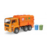 MAN TGA camión basura naranja