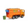 MAN TGA camión basura naranja
