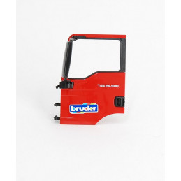 Puerta izquierda roja