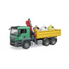 MAN TGS LKW recogida selectiva con 3 containers