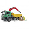 MAN TGS LKW recogida selectiva con 3 containers