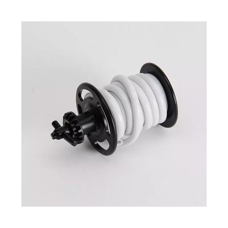 Carretel de manguera con manguera para bomberos