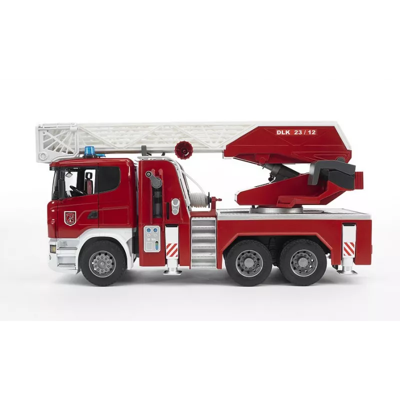 Camion Bomberos SCANIA con escalera luz y deposito agua - escala 1:16