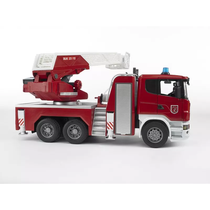 Camion Bomberos SCANIA con escalera luz y deposito agua - escala 1:16