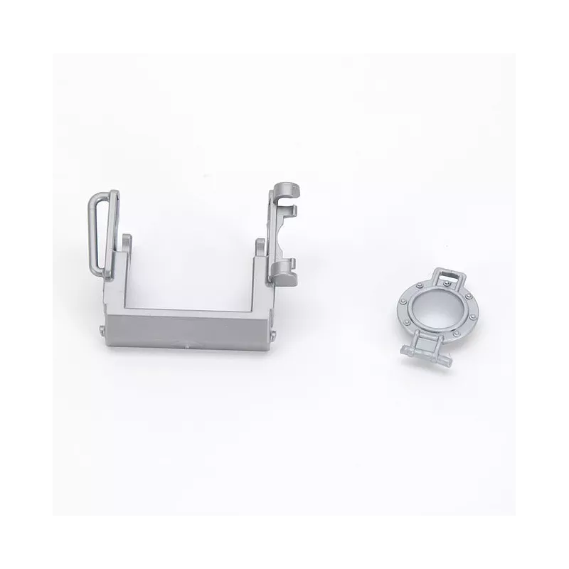 Tapa de depósito y soporte de bobinadora