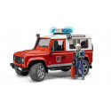 Land Rover Defender Station Wagon bomberos con muñeco