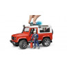 Land Rover Defender Station Wagon bomberos con muñeco