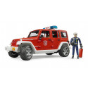 Jeep Wrangler UnlimitedRubicon bomberos con muñeco