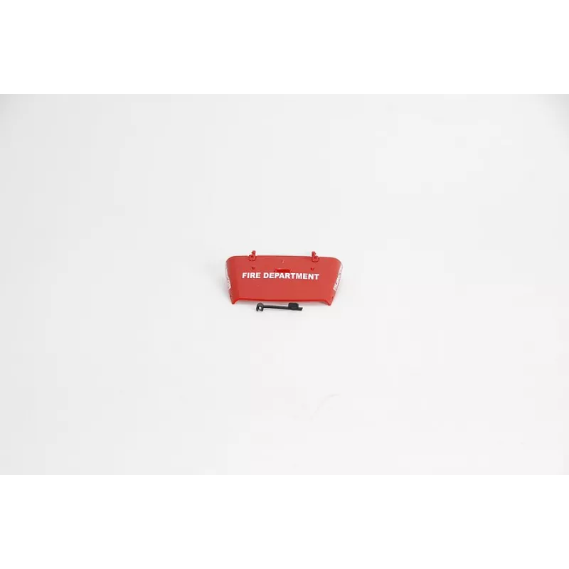 Capó del motor + soporte rojos