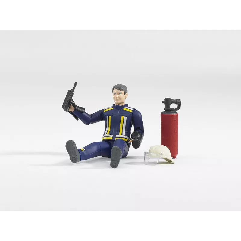 Bombero con accesorios - escala 1:16