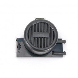 Portón trasero para vehículo policial con cubierta