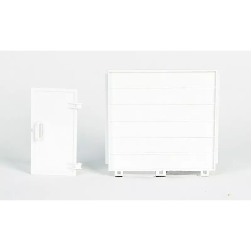 Portón trasero y puerta para remolque de caballos