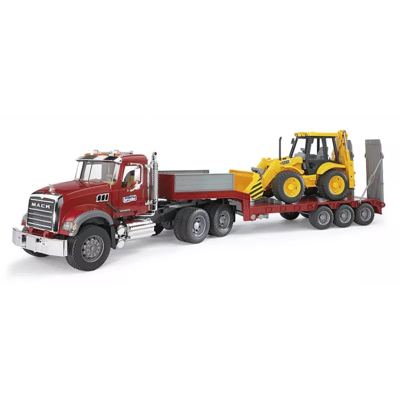 Camion Mack con pala mixta Caterpillar - escala 1:16